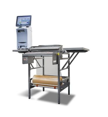 পদক্ষেপ-সংরক্ষক হ্যান্ড র‍্যাপিং স্টেশন ম্যানুয়াল প্যাকেজিং টেবিল বাণিজ্যিক খাদ্য মোড়কীকরণের জন্য