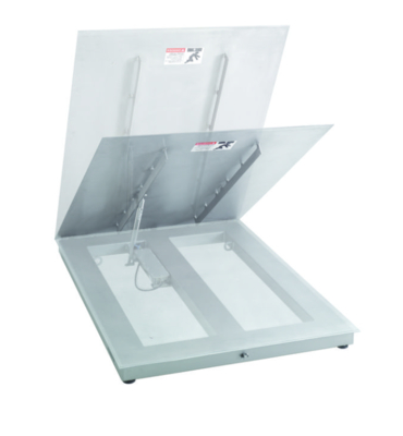 PFA579lift-DS1500A সহজে সঞ্চয় করার জন্য ভাঁজযোগ্য লোড প্লেট সহ শক্ত শিল্প মেঝে স্কেল