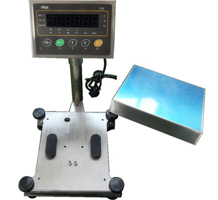 High Accuracy Stainless Steel Bench Platform Scale 150kg 10g Readability RS232 Wholesale Digital Weighing