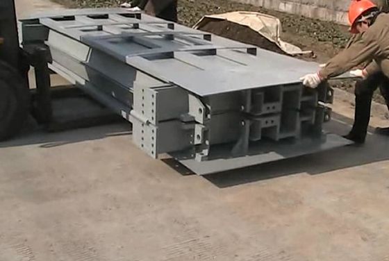 শস্য উদ্ভিদ জন্য Foldable পোর্টেবল Weighbridge বাণিজ্যিক সেমি ট্রাক আইশের
