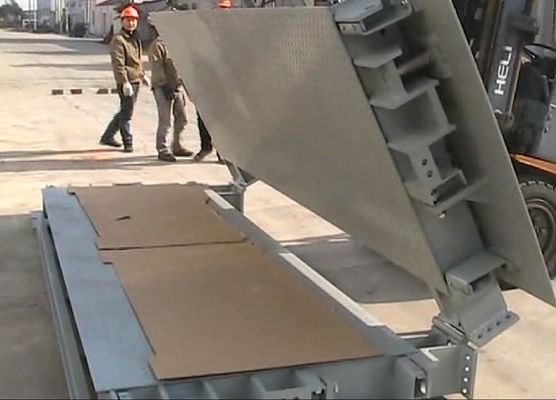 শস্য উদ্ভিদ জন্য Foldable পোর্টেবল Weighbridge বাণিজ্যিক সেমি ট্রাক আইশের