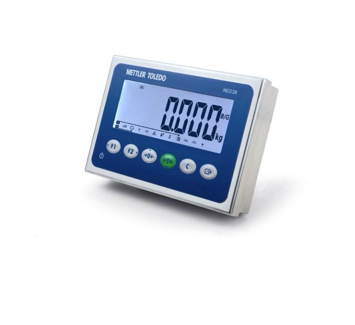 METTLER TOLEDO IND236 ওয়েজিং টার্মিনাল বেঞ্চ, মেঝে স্কেল জন্য স্টেইনলেস স্টীল সূচক